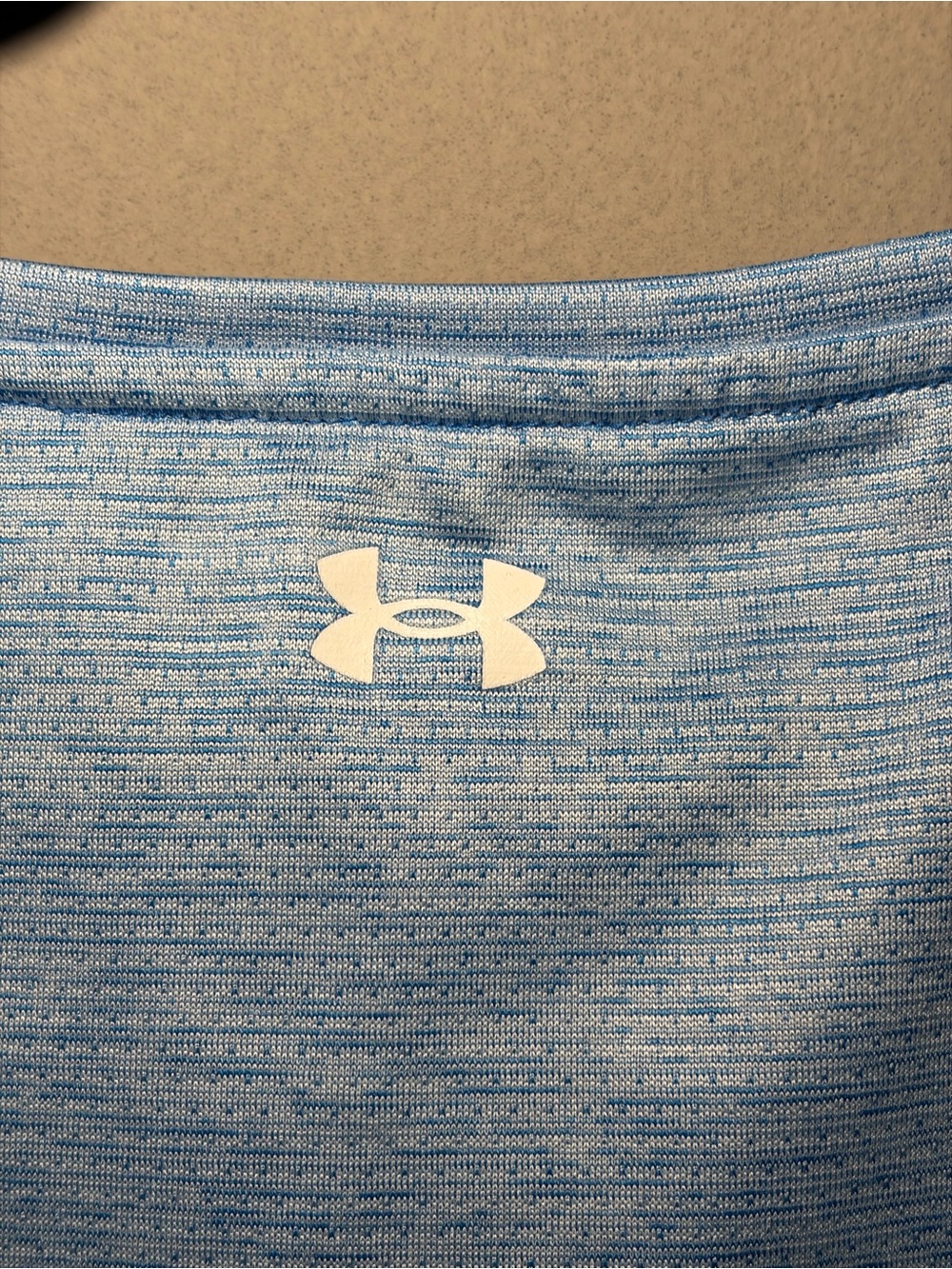 Under Armour UA Tech Vent Short Sleeve Training T-Shirt Tee Blue Mesh Hem Sporty - Picture 8 of 11